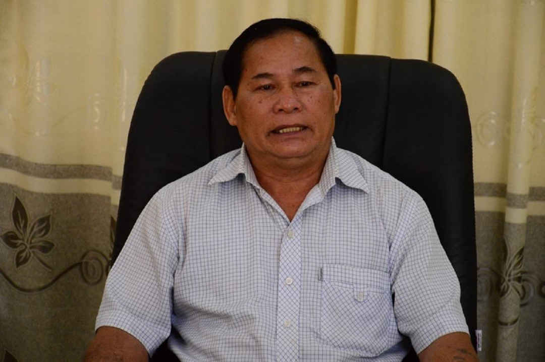 Ông Đinh Kà Để, nguyên Bí thư Huyện ủy Sơn Tây, Quảng Ngãi