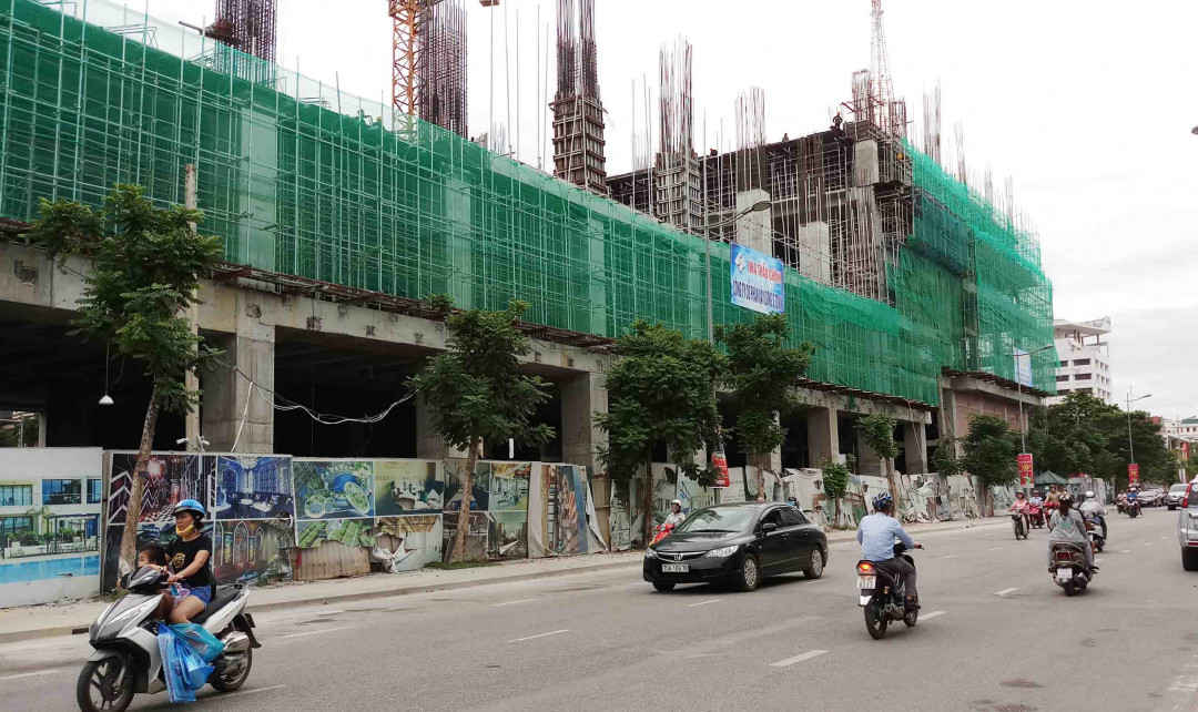 Dự án Goldland Plaza đang được thi công
