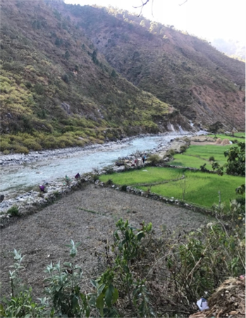 Các khu tưới tiêu ở Deura, Bajhang, Viễn Tây Nepal. Ảnh: Aakriti Sharma