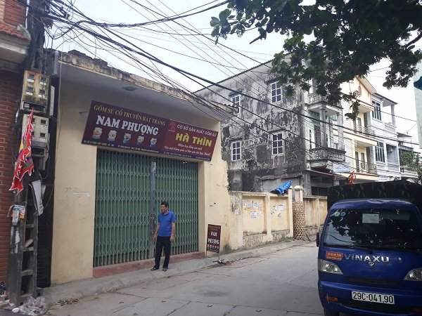Khu đất xảy ra tranh chấp ở thôn Bát Tràng, xã Bát Tràng, Gia Lâm, TP. Hà Nội.