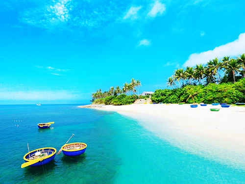 Vẻ đẹp hoang sơ của đảo Bé (Lý Sơn). 
