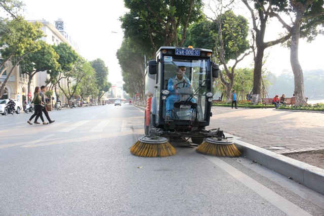 Hà Nội: Tăng cường vệ sinh môi trường dịp Quốc khánh 2/9/2018