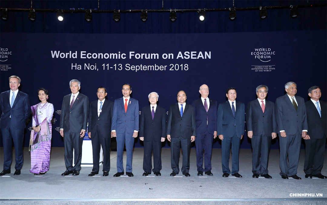 Cac dai bieu du hoi nghi WEF ASEAN