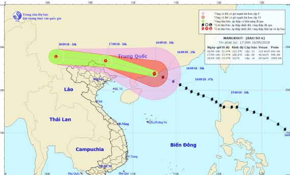 bão số 6 đi sâu đất liền trung quốc