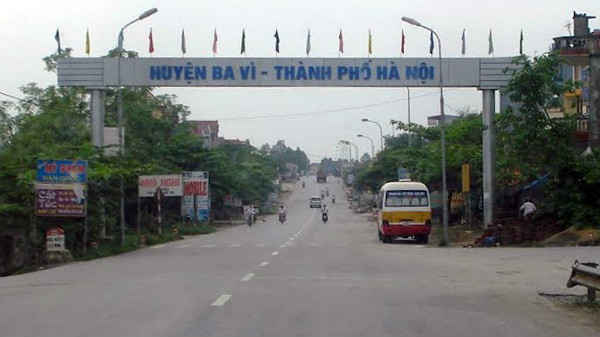 kế hoạch sử dụng đất huyện Ba Vì