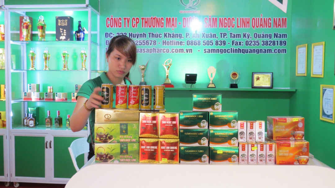 Các sản phẩm được chế biến từ sâm củ Ngọc Linh