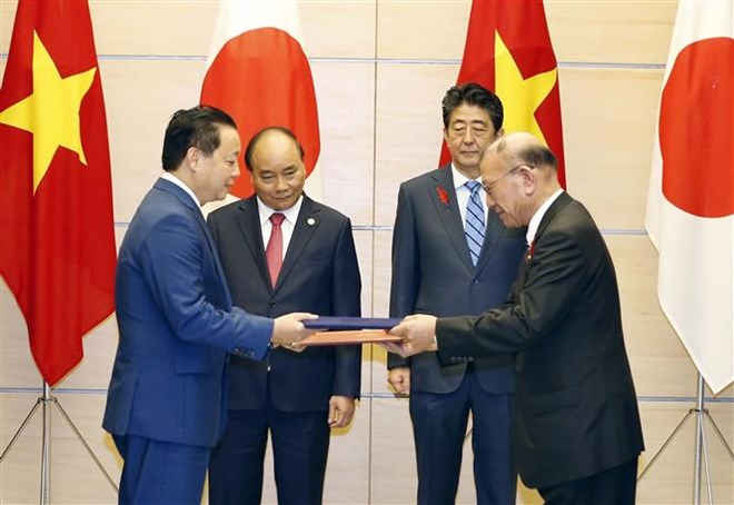 vna potal thu tuong nguyen xuan phuc hoi dam voi thu tuong nhat ban shinzo abe 125046891 494701