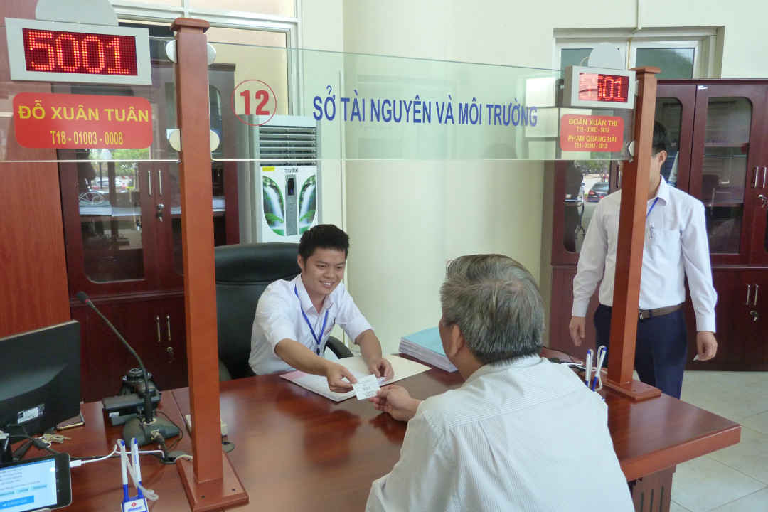Sở TN&MT đã nỗ lực rà soát, giảm thời gian giải quyết thủ tục hành chính tại Sở từ 10%-30%