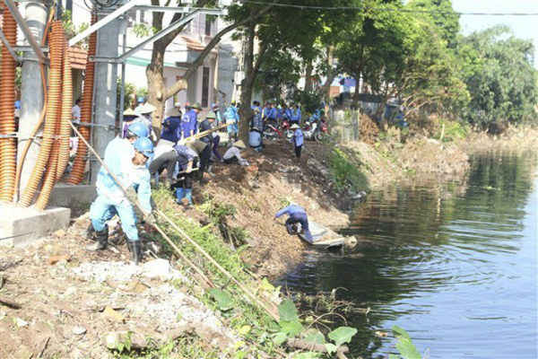 nạo vét sông cầu bây