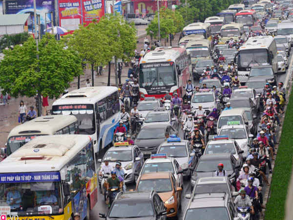 không thu phí với xe máy vào nộ iđô