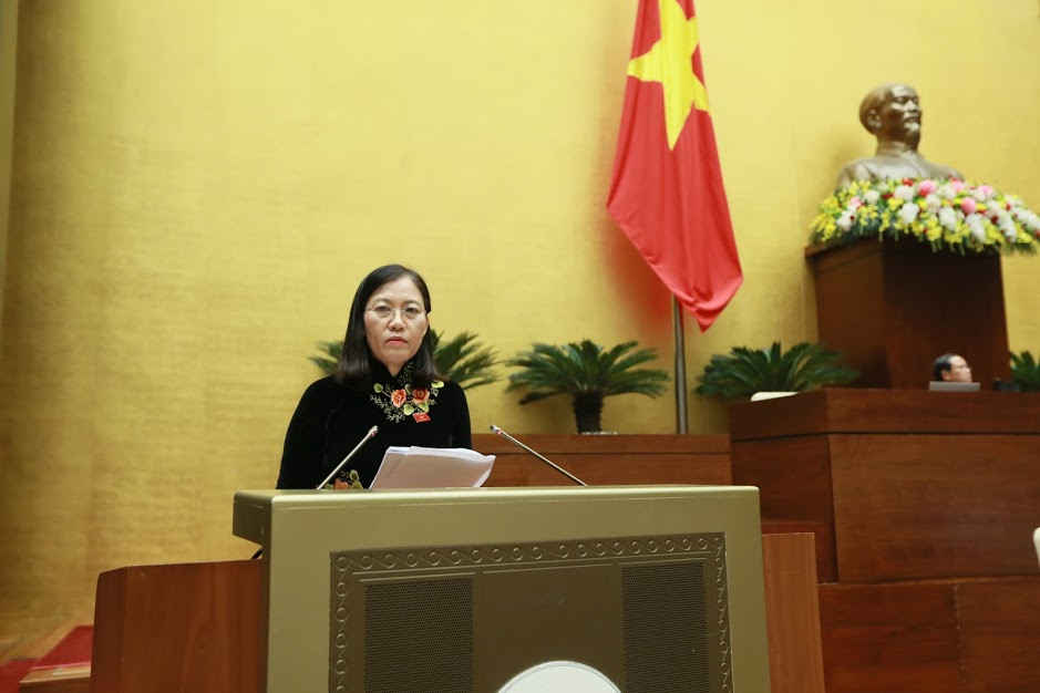Chủ nhiệm Uỷ ban Tư pháp Lê Thị Nga