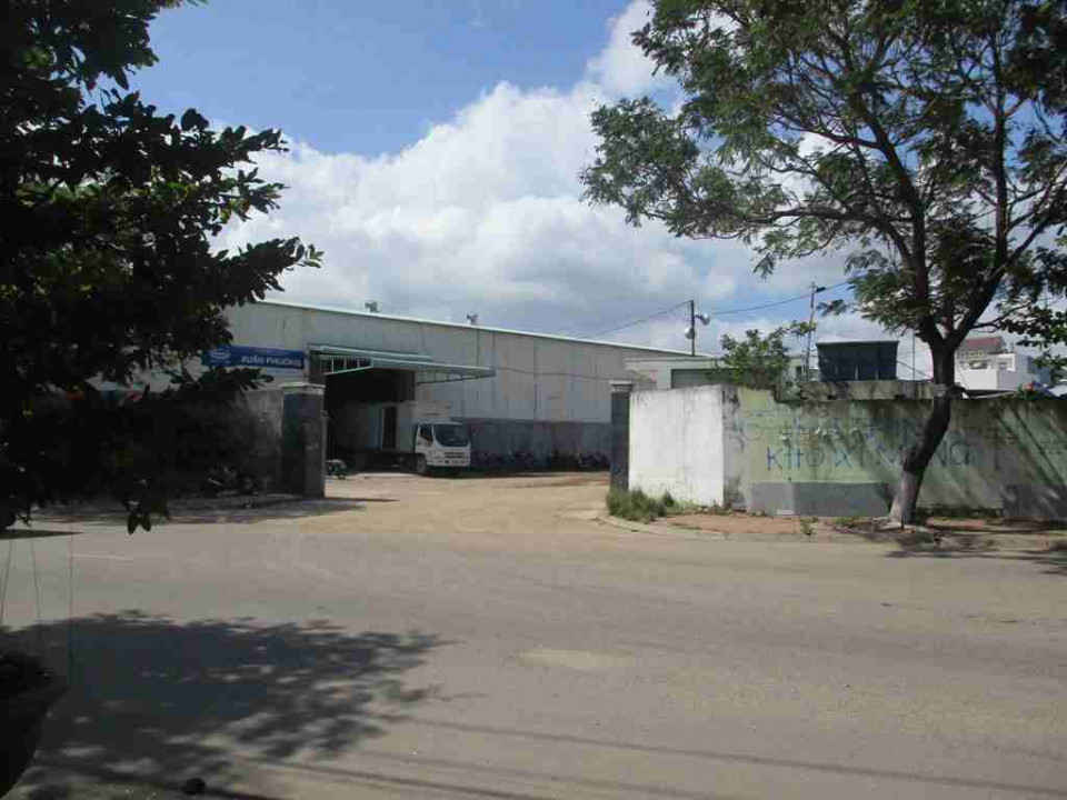 Kho hàng của Công ty CP dịch vụ hậu cần cảng biển Quy Nhơn tại 06 Phan Chu Trinh, phường Hải Cảng, TP. Quy Nhơn