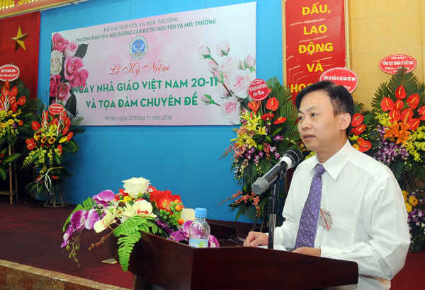 ông Giang Đức Chung - Vụ phó Vụ Tổ chức cán bộ, Bộ Tài nguyên và môi trường