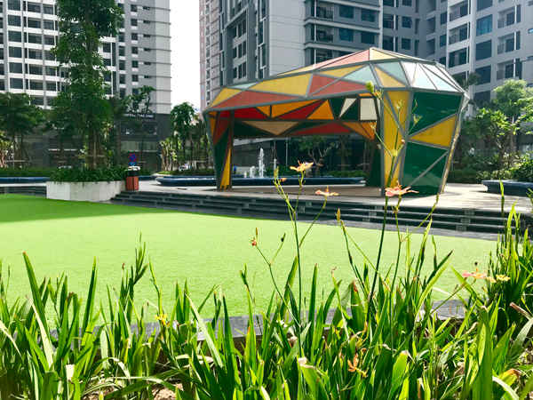 Màu xanh ngập tràn ở TNR Sky Park