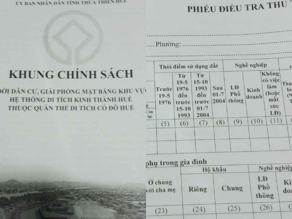 Khung chính sách đặt biệt đã được cơ quan chức năng Thừa Thiên Huế triển khai để trình Bộ TN&MT