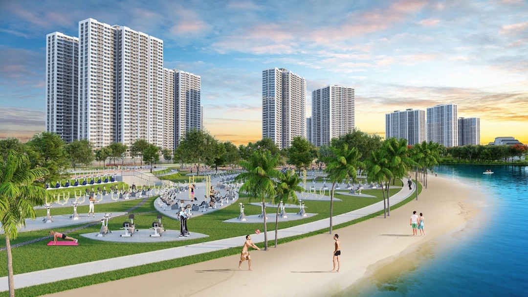 Phối cảnh Vin Dai Mo khu 1