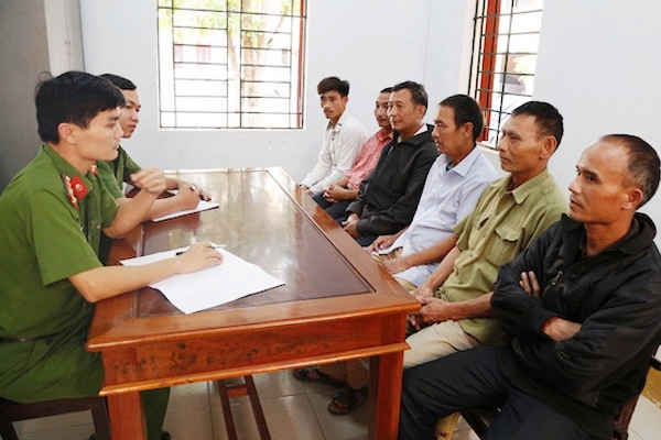 Các đối tượng tại cơ quan điều tra đều thừa nhận hành vi phạm tội của mình