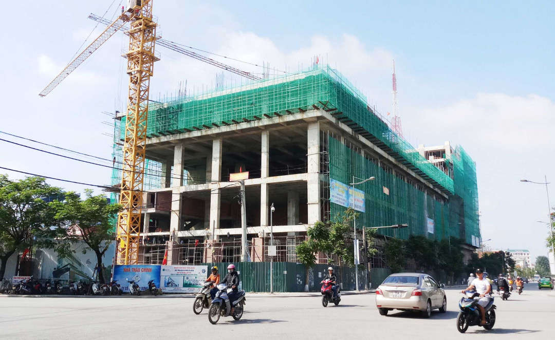 Dự án Goldland Plaza vẫn đang được triển khai thi công