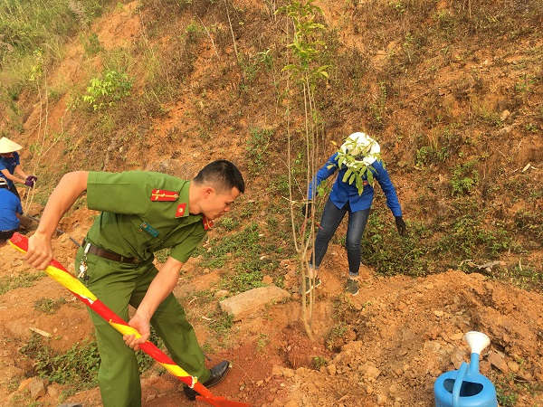Việc phát động Lễ trồng cây nhằm tạo cảnh quan môi trường xanh, sạch đẹp