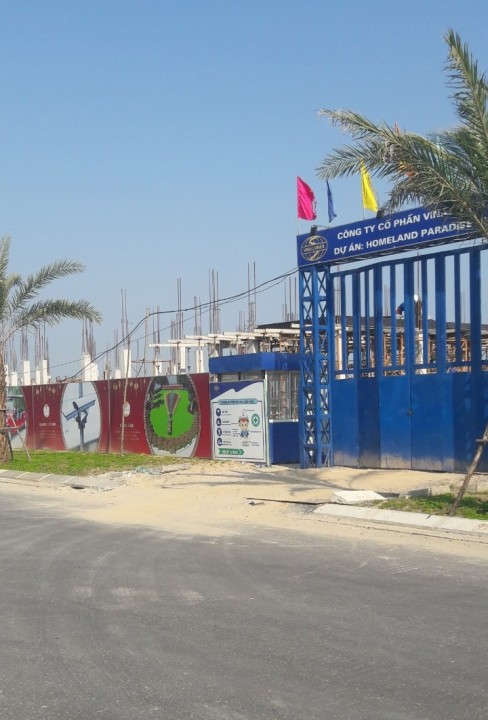 Dự án Khu đô thị số 6 thuộc Khu đô thị mới Điện Nam - Điện Ngọc (phường Điện Ngọc, TX. Điện Bàn, tỉnh Quảng Nam) do Cty Dana Home Land xây dựng không phép