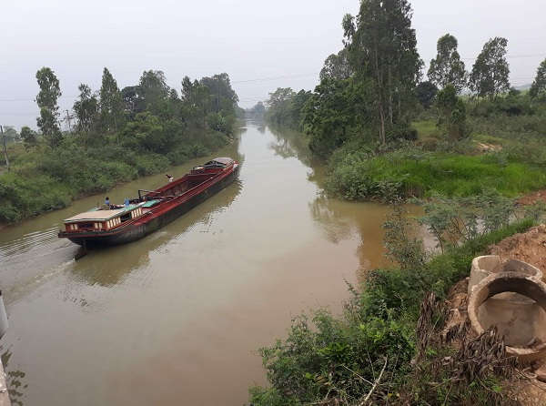Sông Đào đang bị bồi lấp, ảnh hưởng đến dòng chảy nên cần sớm được đầu tư nạo vét