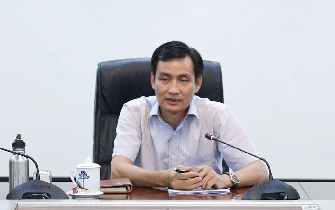 Thứ trưởng Bộ TN&MT Trần Quý Kiên chủ trì cuộc họp