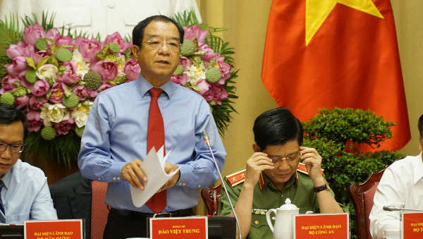 Ủy viên Trung ương Đảng, Chủ nhiệm Văn phòng Chủ tịch Nước Đào Việt Trung chủ trì họp báo