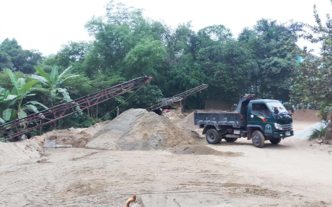 Nguồn cát xây dựng tại Huế đang khan hiếm