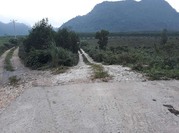 Trong khi bãi rác mới tại xã Thọ Hợp triển khai 10 năm nhưng hiện vẫn là một bãi đất trống, chỉ mới xong đường vào