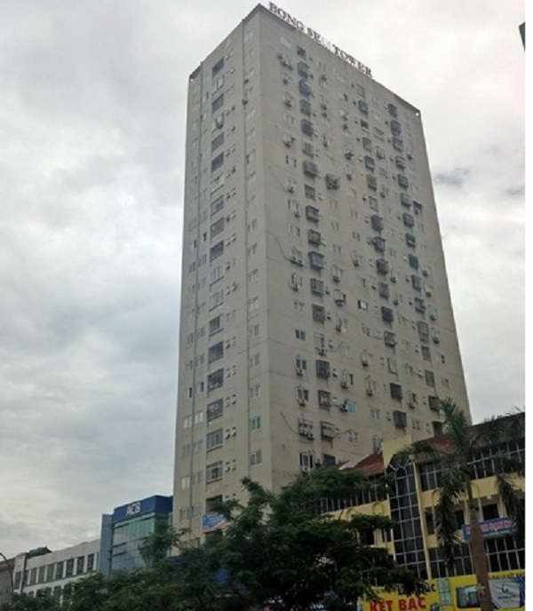 Chung cư Bông Sen ở đường Quang Trung (TP Vinh) xây vượt tầng và nhiều vi phạm khác