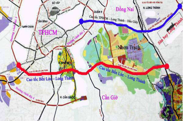 cao tốc Bến Lức Long Thành