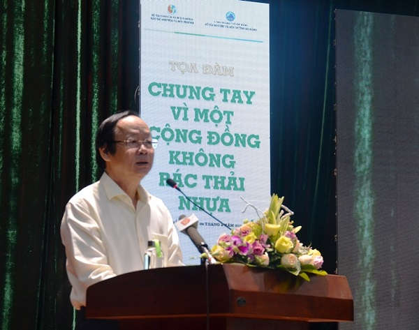 Thứ trưởng Bộ Tài nguyên và Môi trường Võ Tuấn Nhân kết luận tọa đàm