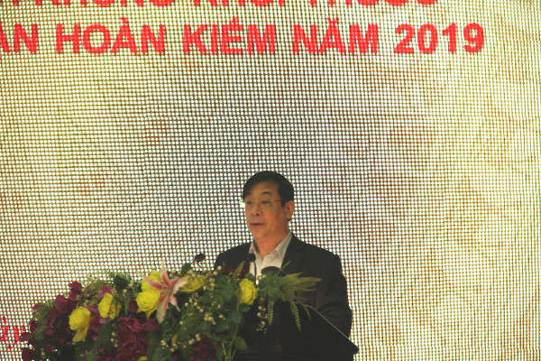  PGS.TS Lương Ngọc Khuê, Cục trưởng Cục Quản lý khám chữa bệnh (Bộ Y tế), Giám đốc Quỹ phòng, chống tác hại của thuốc lá phát biểu