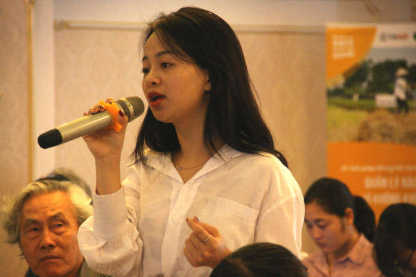 bà Hoàng Thị Hương Giang – Điều phối viên của Tổ chức ICLEI