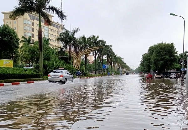 Các trục đường chính đều bị ngập