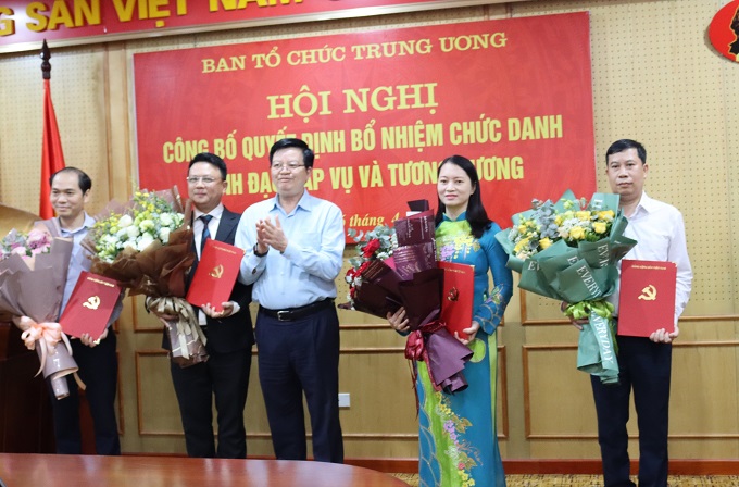 Bổ nhiệm nhân sự Ban Tổ chức Trung ương - Ảnh 2. Bổ nhiệm nhân sự Ban Tổ chức Trung ương - Ảnh 2.