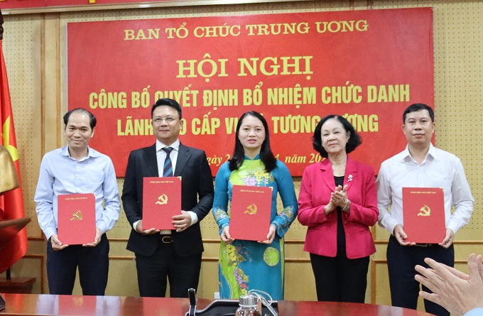 Bổ nhiệm nhân sự Ban Tổ chức Trung ương - Ảnh 1. Bổ nhiệm nhân sự Ban Tổ chức Trung ương - Ảnh 1.