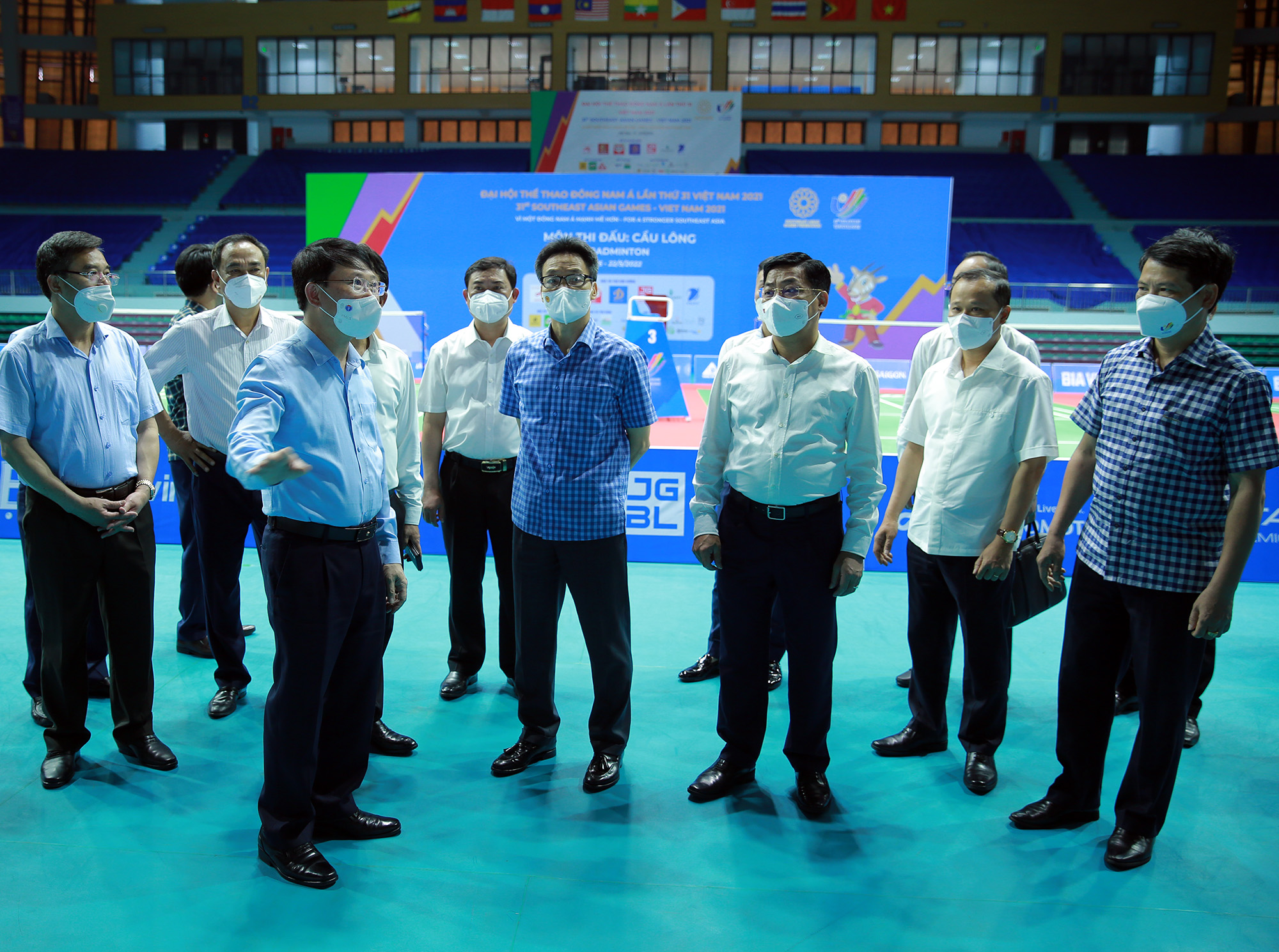 Phó Thủ tướng Vũ Đức Đam kiểm tra công tác chuẩn bị cho SEA Games 31 tại Bắc Ninh, Bắc Giang - Ảnh 6. Phó Thủ tướng Vũ Đức Đam kiểm tra công tác chuẩn bị cho SEA Games 31 tại Bắc Ninh, Bắc Giang - Ảnh 6.