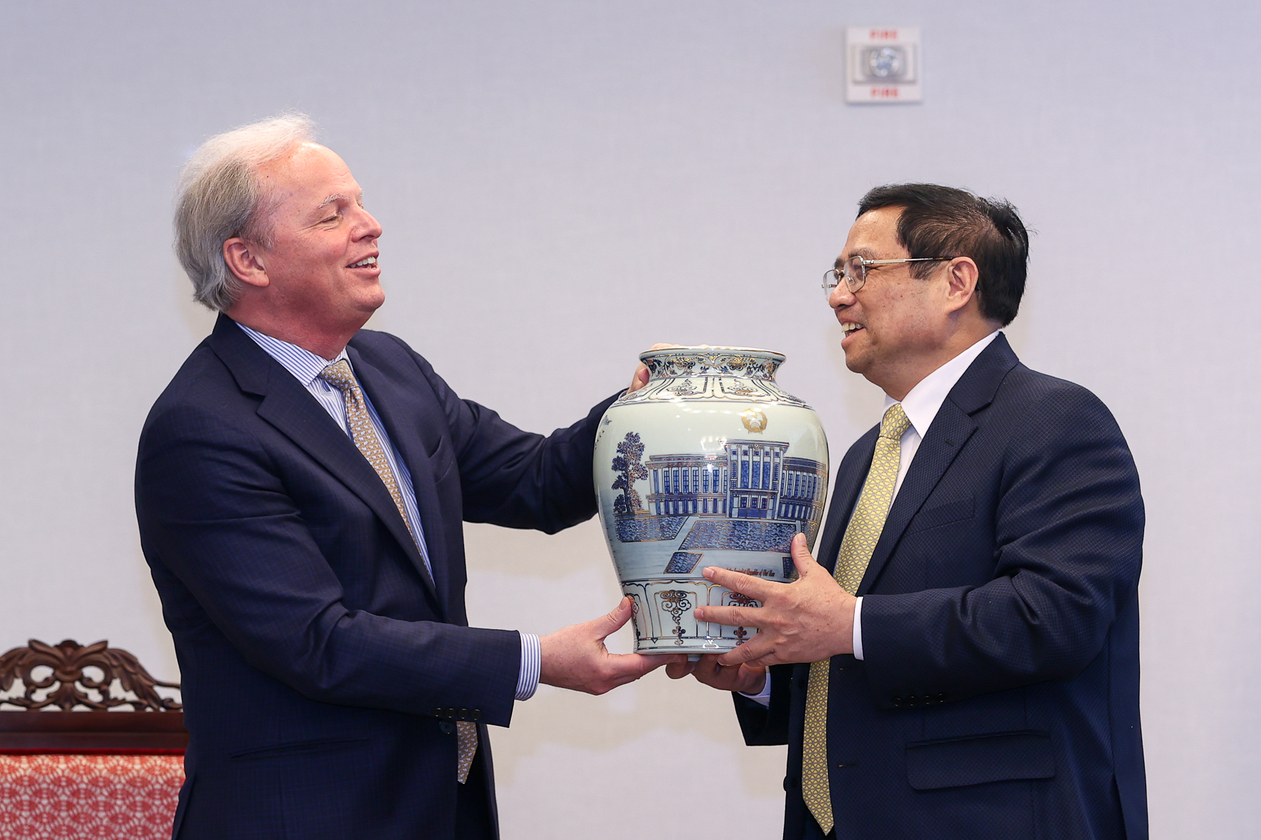Thủ tướng tiếp Tổng Giám đốc WB và lãnh đạo một số tập đoàn lớn của Hoa Kỳ - Ảnh 3. Thủ tướng tiếp Tổng Giám đốc WB và lãnh đạo một số tập đoàn lớn của Hoa Kỳ - Ảnh 3.