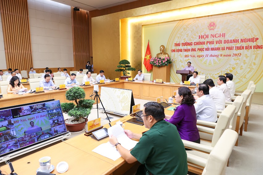 Chính phủ, Thủ tướng luôn đồng hành, chia sẻ, lắng nghe doanh nghiệp để cùng vượt qua khó khăn, thách thức - Ảnh 1. Chính phủ, Thủ tướng luôn đồng hành, chia sẻ, lắng nghe doanh nghiệp để cùng vượt qua khó khăn, thách thức - Ảnh 1.