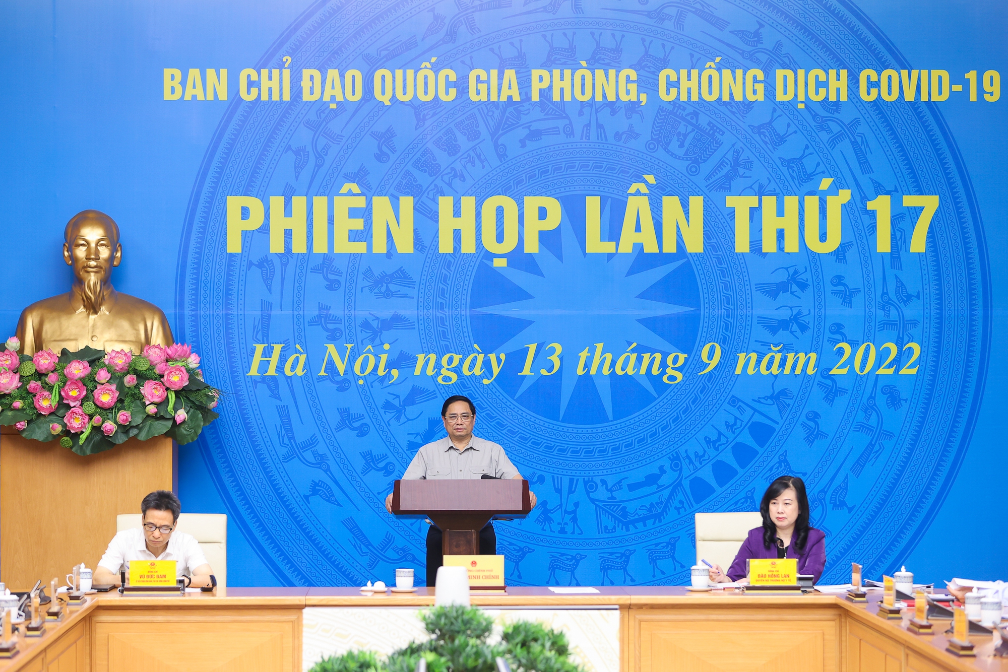 Thủ tướng Phạm Minh Chính chủ trì phiên họp Ban Chỉ đạo phòng, chống dịch COVID-19 - Ảnh 1. Thủ tướng Phạm Minh Chính chủ trì phiên họp Ban Chỉ đạo phòng, chống dịch COVID-19 - Ảnh 1.
