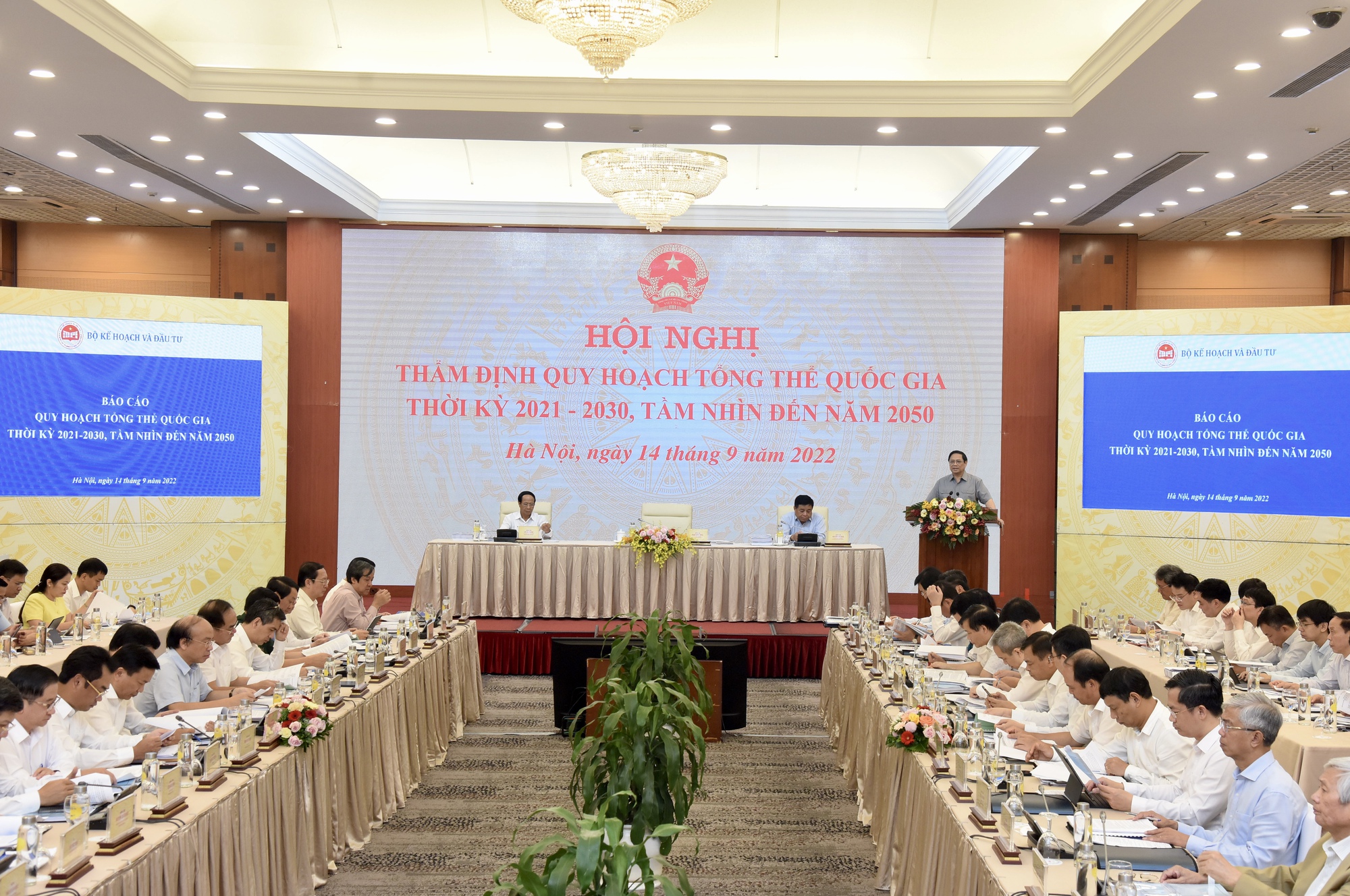 Thủ tướng Phạm Minh Chính chủ trì hội nghị thẩm định Quy hoạch tổng thể quốc gia - Ảnh 3. Thủ tướng Phạm Minh Chính chủ trì hội nghị thẩm định Quy hoạch tổng thể quốc gia - Ảnh 3.