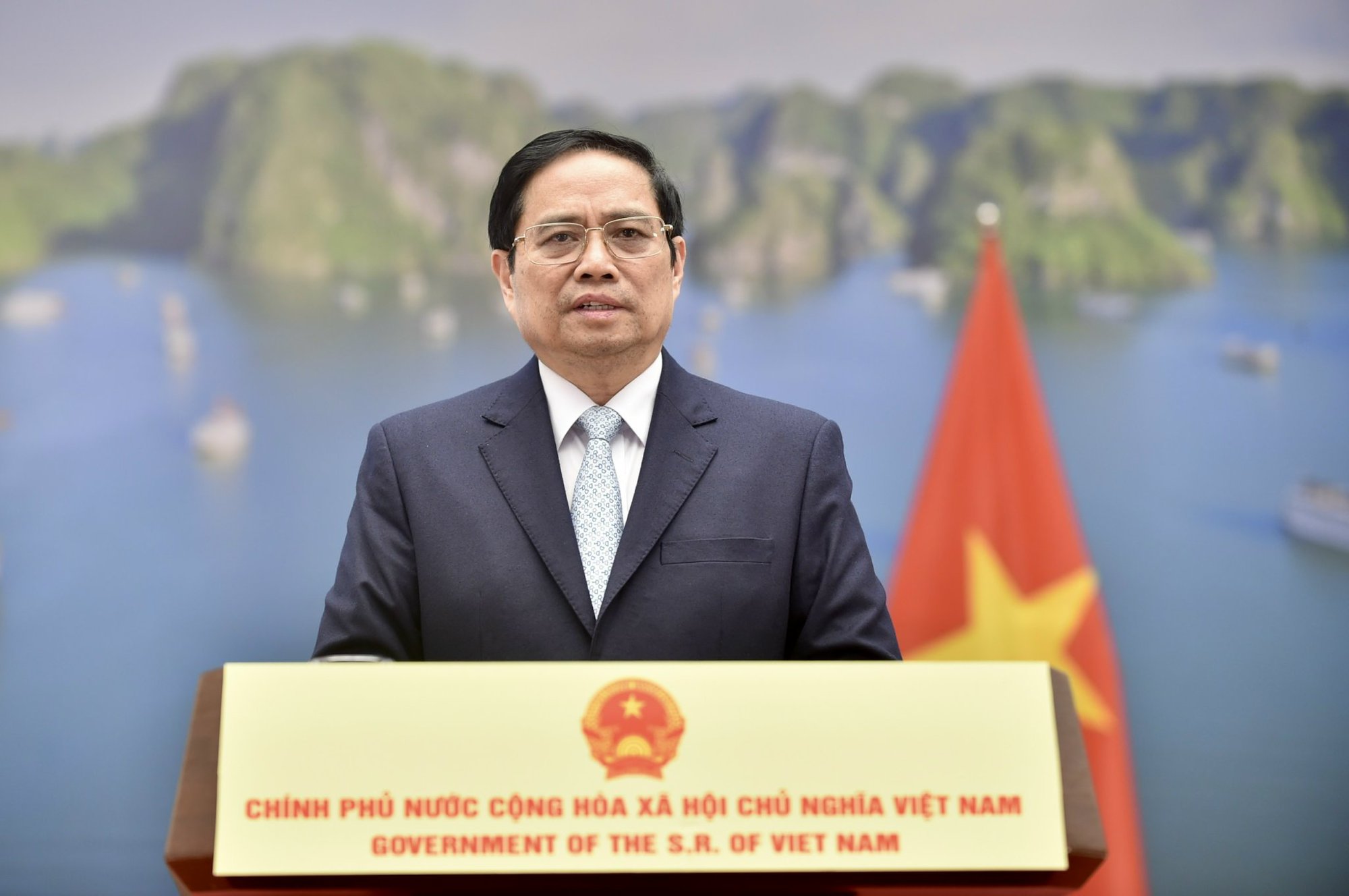 Thủ tướng Phạm Minh Chính gửi Thông điệp quan trọng tới Phiên họp cấp cao của LHQ về biến đổi khí hậu - Ảnh 1. Thủ tướng Phạm Minh Chính gửi Thông điệp quan trọng tới Phiên họp cấp cao của LHQ về biến đổi khí hậu - Ảnh 1.