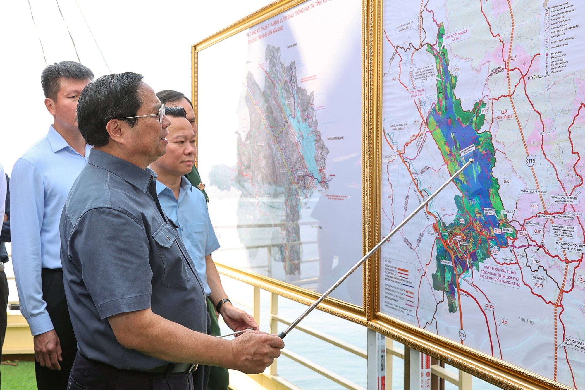 Thủ tướng Phạm Minh Chính khảo sát một số công trình, đồ án, dự án tại Yên Bái - Ảnh 1. Thủ tướng Phạm Minh Chính khảo sát một số công trình, đồ án, dự án tại Yên Bái - Ảnh 1.
