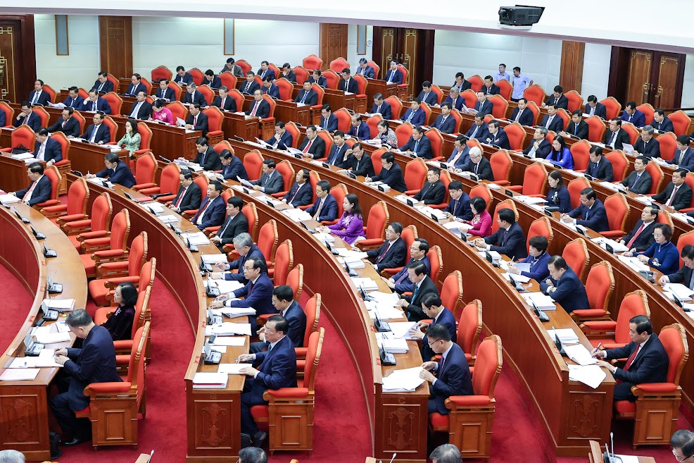 Ngày làm việc thứ sáu của Hội nghị Trung ương 6 khóa XIII - Ảnh 1. Ngày làm việc thứ sáu của Hội nghị Trung ương 6 khóa XIII - Ảnh 1.