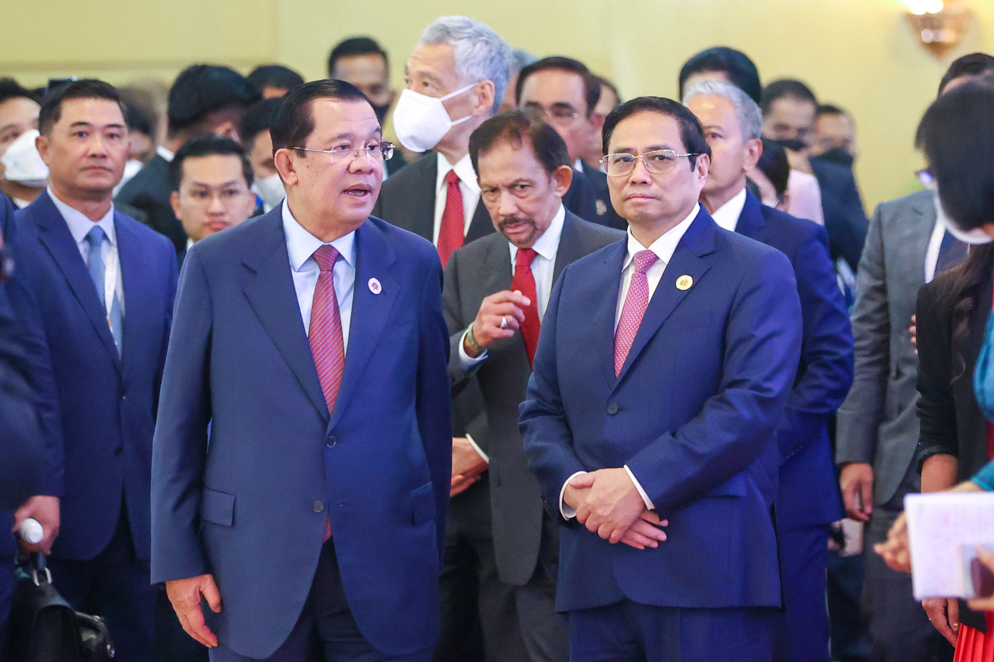 Thủ tướng Phạm Minh Chính tham dự lễ khai mạc chính thức Hội nghị Cấp cao ASEAN - Ảnh 1. Thủ tướng Phạm Minh Chính tham dự lễ khai mạc chính thức Hội nghị Cấp cao ASEAN - Ảnh 1.