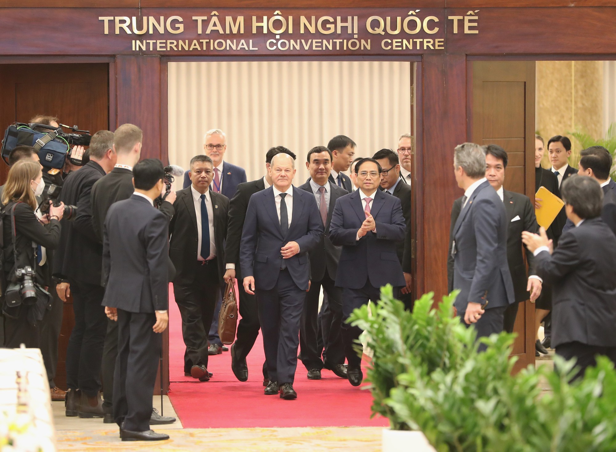 Thủ tướng Phạm Minh Chính: Hợp tác đầu tư – thương mại sẽ tiếp tục là trụ cột quan trọng trong quan hệ Việt Nam-Đức - Ảnh 1. Thủ tướng Phạm Minh Chính: Hợp tác đầu tư – thương mại sẽ tiếp tục là trụ cột quan trọng trong quan hệ Việt Nam-Đức - Ảnh 1.