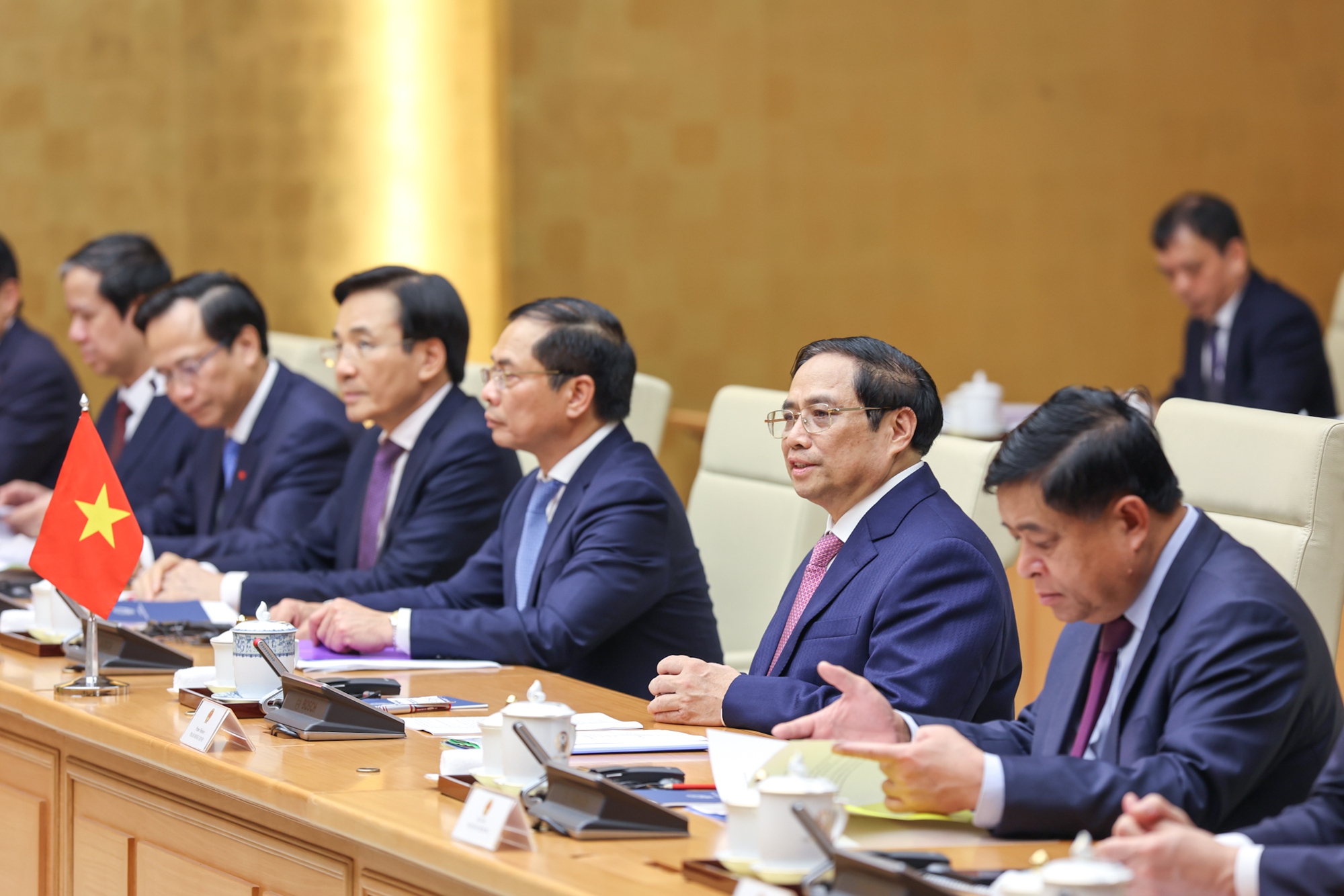 Thống nhất các phương hướng, biện pháp lớn thúc đẩy quan hệ đối tác chiến lược Việt Nam - Đức - Ảnh 2. Thống nhất các phương hướng, biện pháp lớn thúc đẩy quan hệ đối tác chiến lược Việt Nam - Đức - Ảnh 2.