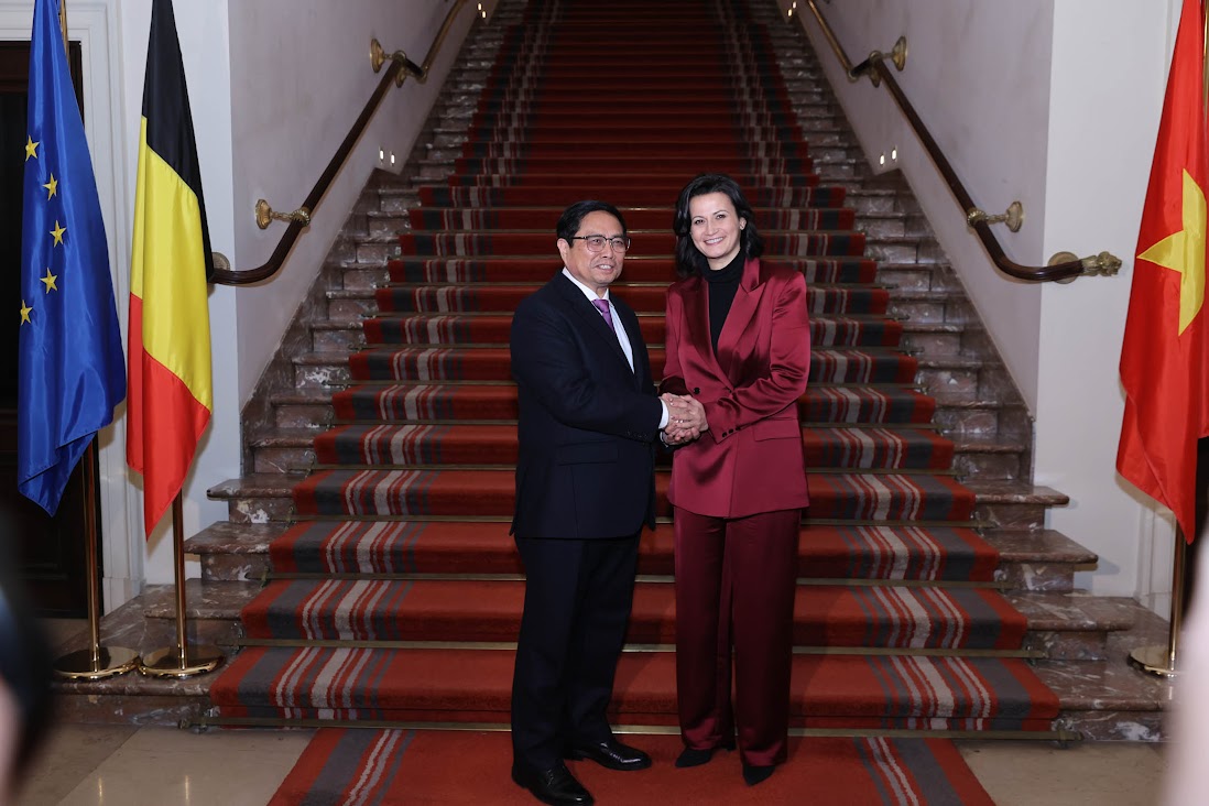 Thủ tướng Chính phủ Phạm Minh Chính hội kiến Chủ tịch Thượng viện Bỉ Stephanie D’Hose - Ảnh 1. Thủ tướng Chính phủ Phạm Minh Chính hội kiến Chủ tịch Thượng viện Bỉ Stephanie D’Hose - Ảnh 1.