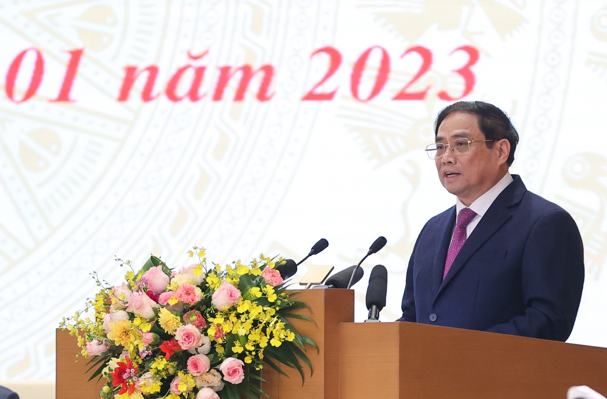 Thủ tướng Phạm Minh Chính: Nỗ lực, quyết tâm cao nhất để thực hiện kế hoạch năm 2023 - Ảnh 3. Thủ tướng Phạm Minh Chính: Nỗ lực, quyết tâm cao nhất để thực hiện kế hoạch năm 2023 - Ảnh 3.